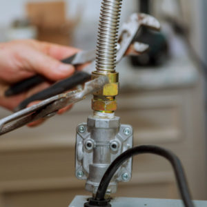 Gas leak repair